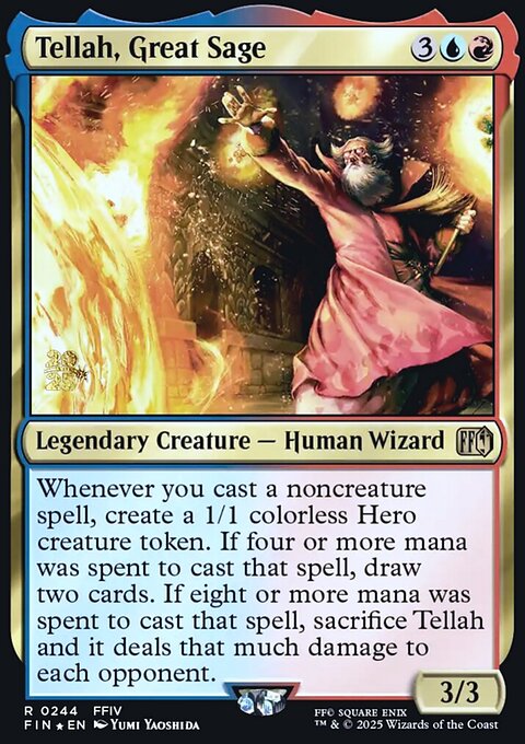Tellah, Great Sage, Final Fantasy Promos #244s, Magic: The Gathering card
