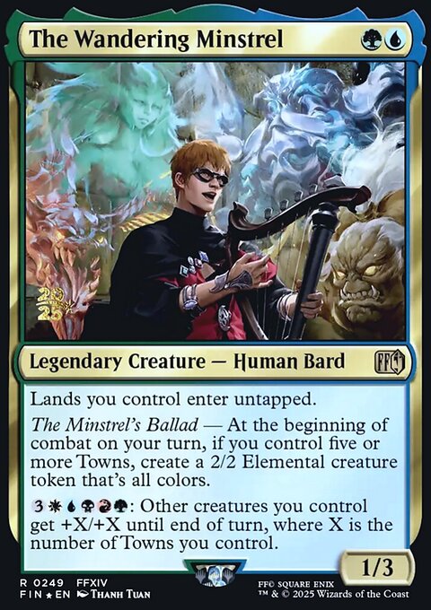 The Wandering Minstrel, Final Fantasy Promos #249s, Magic: The Gathering card