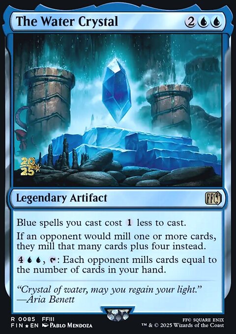 The Water Crystal, Final Fantasy Promos #85s, Magic: The Gathering card