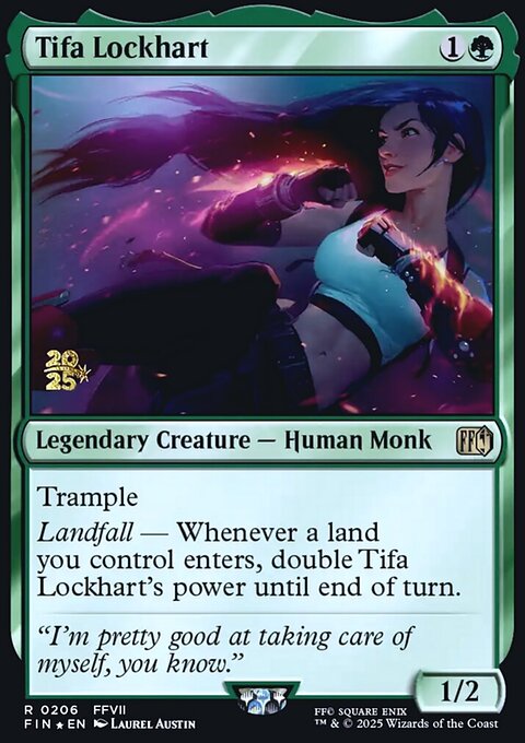 Tifa Lockhart, Final Fantasy Promos #206s, Magic: The Gathering card