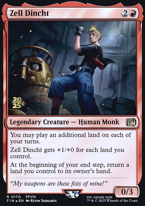 Zell Dincht, Final Fantasy Promos #170s, Magic: The Gathering card