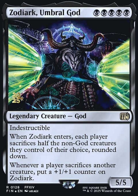 Zodiark, Umbral God, Final Fantasy Promos #128s, Magic: The Gathering card