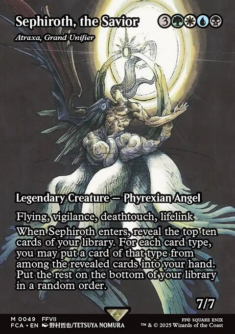 Atraxa, Grand Unifier, Final Fantasy: Through the Ages #49, Magic: The Gathering card
