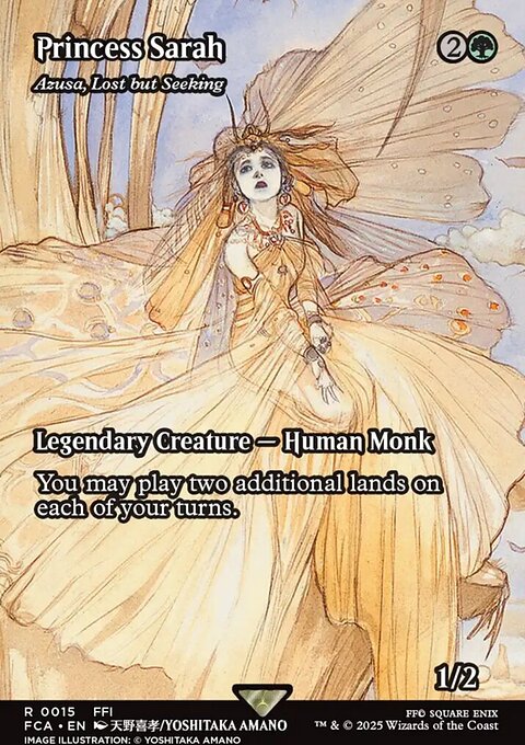 Azusa, Lost but Seeking, Final Fantasy: Through the Ages #15, Magic: The Gathering card