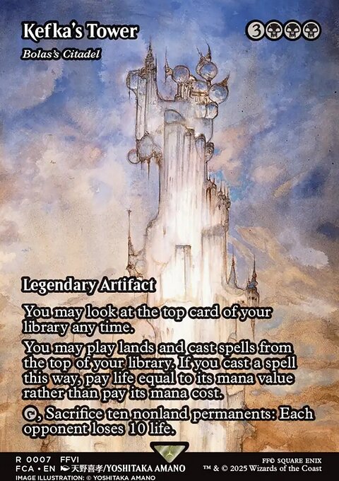 Bolas's Citadel, Final Fantasy: Through the Ages #7, Magic: The Gathering card