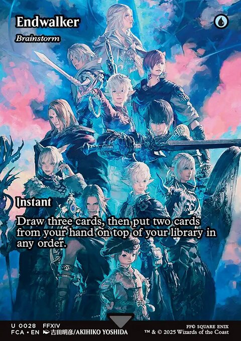 Brainstorm, Final Fantasy: Through the Ages #28, Magic: The Gathering card
