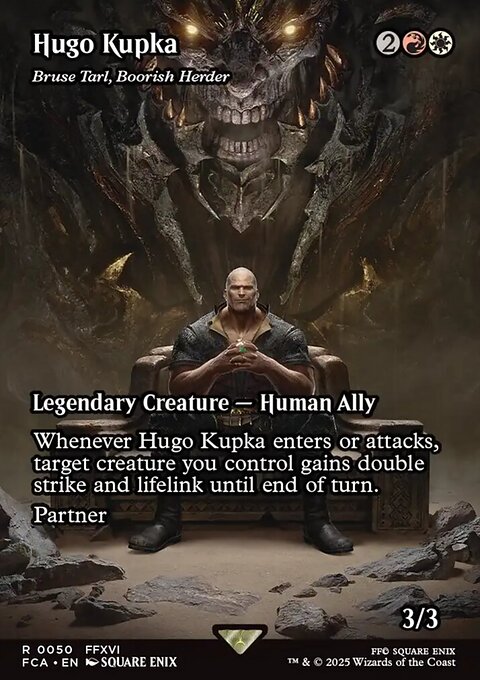 Bruse Tarl, Boorish Herder, Final Fantasy: Through the Ages #50, Magic: The Gathering card
