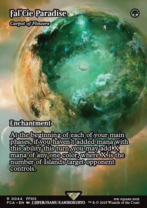 Carpet of Flowers, Final Fantasy: Through the Ages #44, Magic: The Gathering card