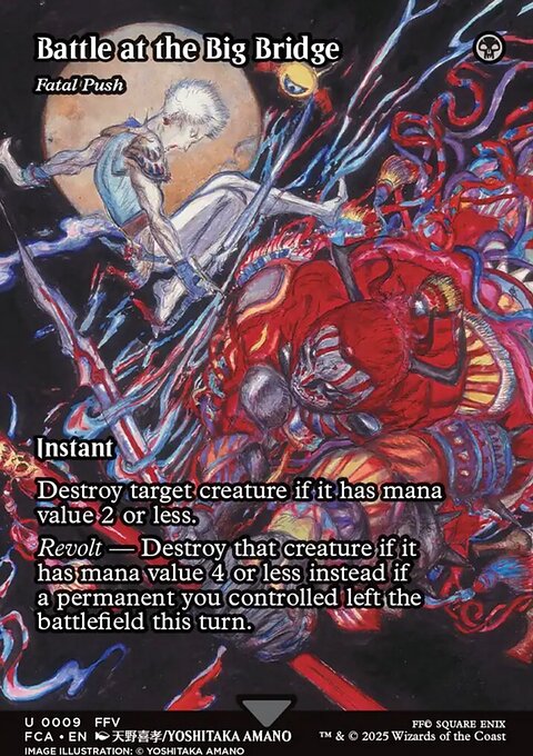 Fatal Push, Final Fantasy: Through the Ages #9, Magic: The Gathering card