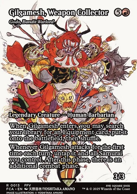 Godo, Bandit Warlord, Final Fantasy: Through the Ages #13, Magic: The Gathering card
