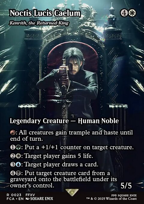 Kenrith, the Returned King, Final Fantasy: Through the Ages #23, Magic: The Gathering card