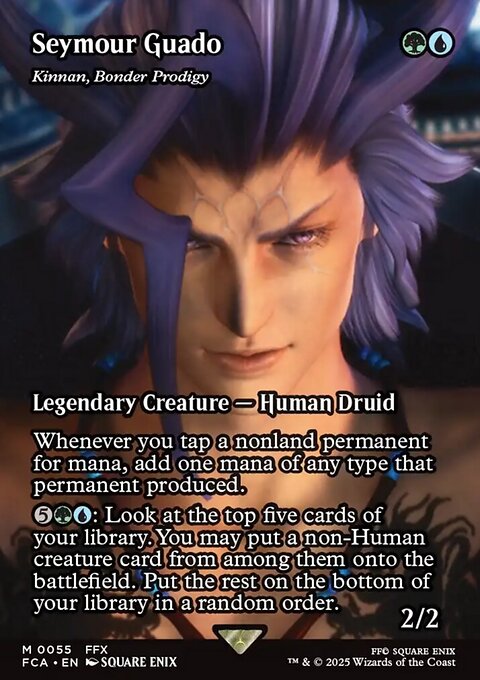 Kinnan, Bonder Prodigy, Final Fantasy: Through the Ages #55, Magic: The Gathering card