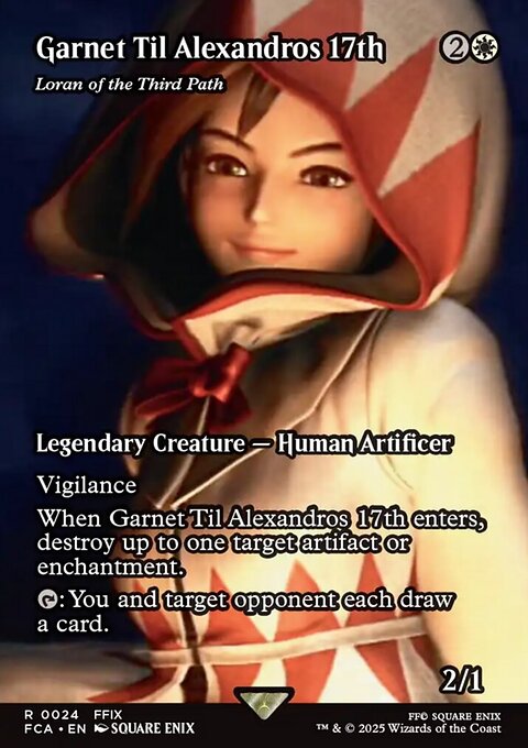 Loran of the Third Path, Final Fantasy: Through the Ages #24, Magic: The Gathering card