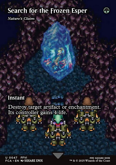 Nature's Claim, Final Fantasy: Through the Ages #47, Magic: The Gathering card