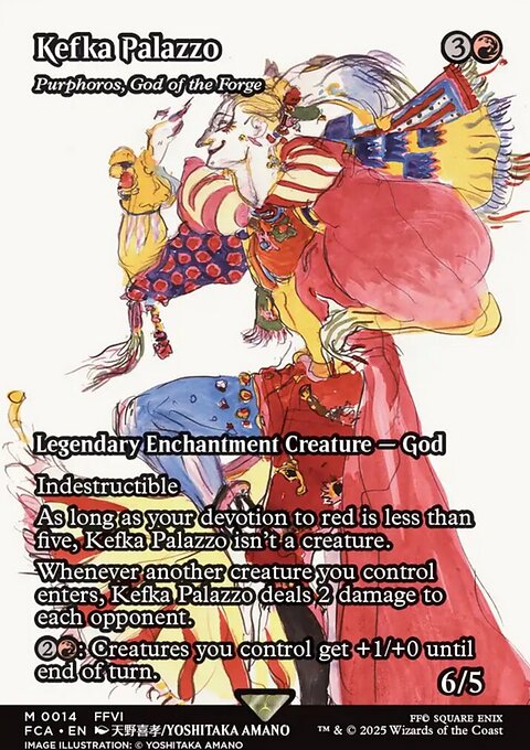 Purphoros, God of the Forge, Final Fantasy: Through the Ages #14, Magic: The Gathering card