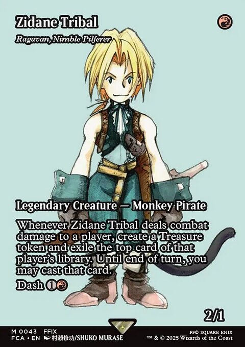 Ragavan, Nimble Pilferer, Final Fantasy: Through the Ages #43, Magic: The Gathering card