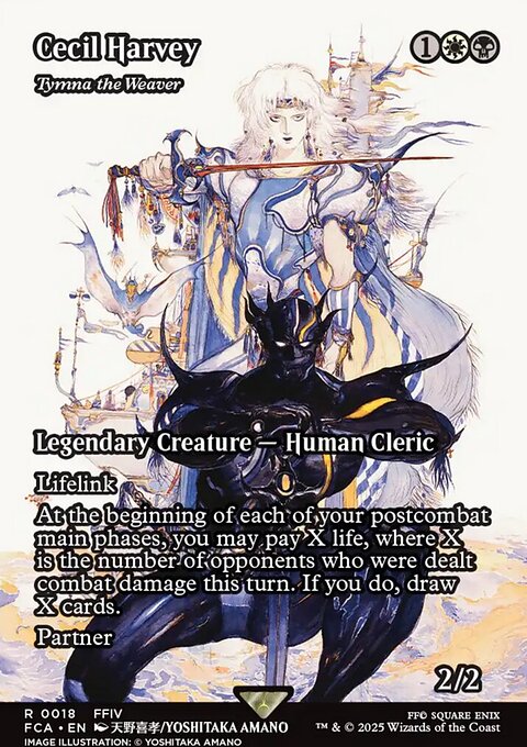 Tymna the Weaver, Final Fantasy: Through the Ages #18, Magic: The Gathering card