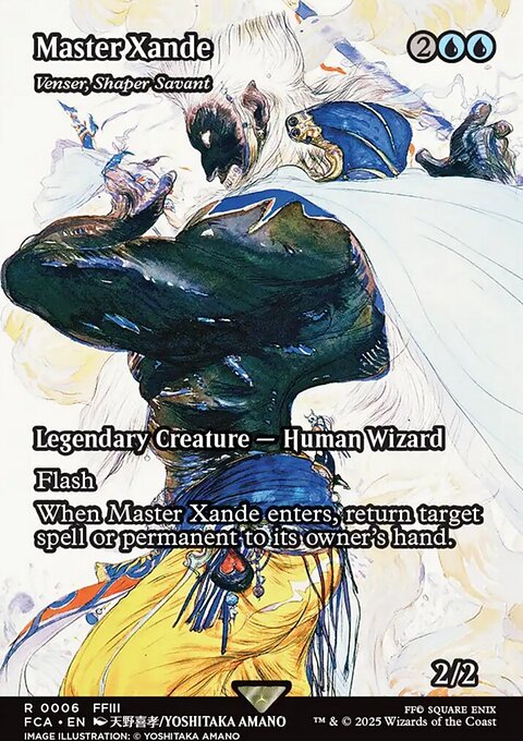 Venser, Shaper Savant, Final Fantasy: Through the Ages #6, Magic: The Gathering card