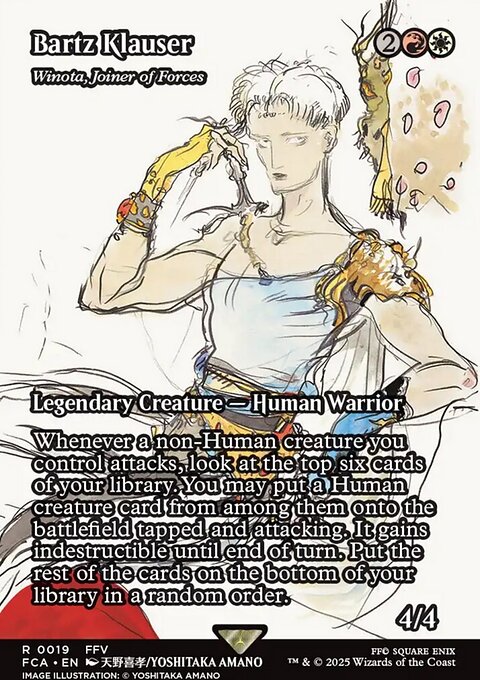 Winota, Joiner of Forces, Final Fantasy: Through the Ages #19, Magic: The Gathering card