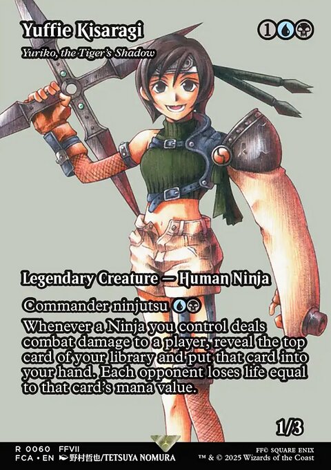 Yuriko, the Tiger's Shadow, Final Fantasy: Through the Ages #60, Magic: The Gathering card