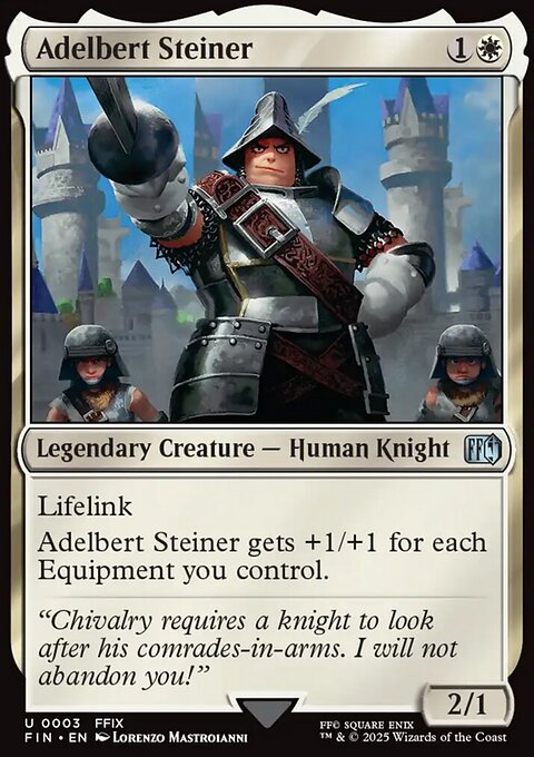 Adelbert Steiner, Final Fantasy #3, Magic: The Gathering card