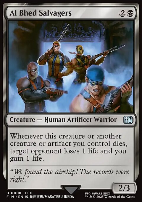 Al Bhed Salvagers, Final Fantasy #88, Magic: The Gathering card
