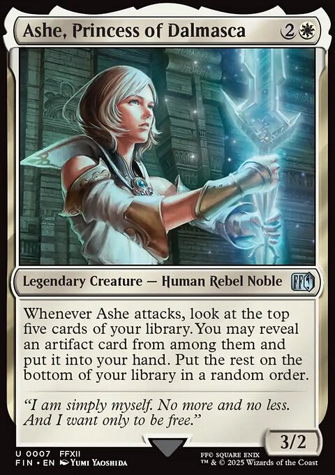 Ashe, Princess of Dalmasca, Final Fantasy #7, Magic: The Gathering card