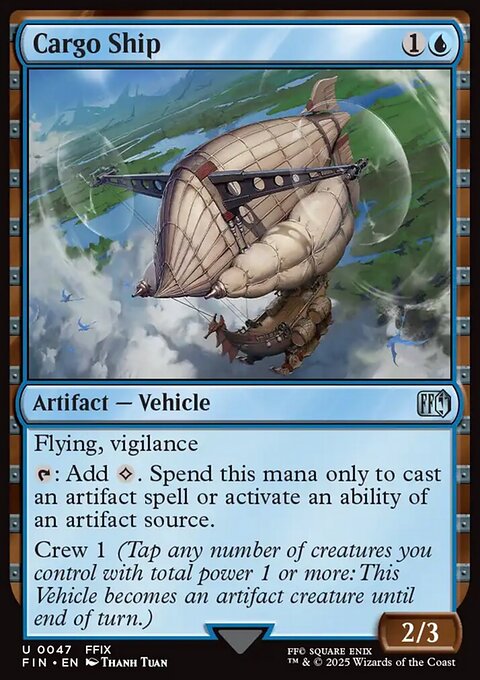 Cargo Ship, Final Fantasy #47, Magic: The Gathering card