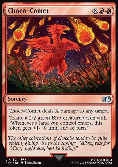 Choco-Comet, Final Fantasy #132, Magic: The Gathering card