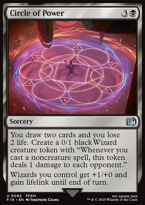 Circle of Power, Final Fantasy #92, Magic: The Gathering card