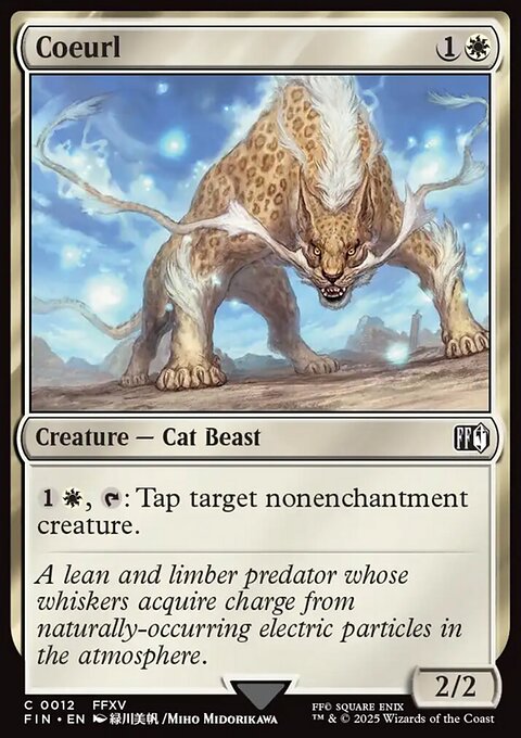 Coeurl, Final Fantasy #12, Magic: The Gathering card