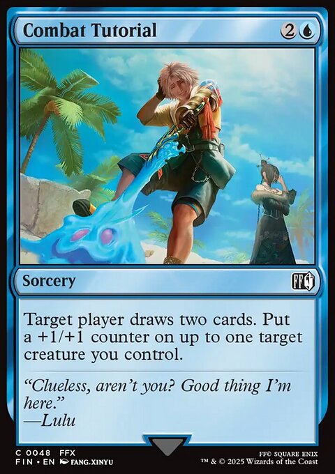 Combat Tutorial, Final Fantasy #48, Magic: The Gathering card