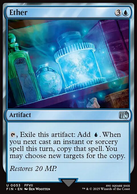 Ether, Final Fantasy #53, Magic: The Gathering card