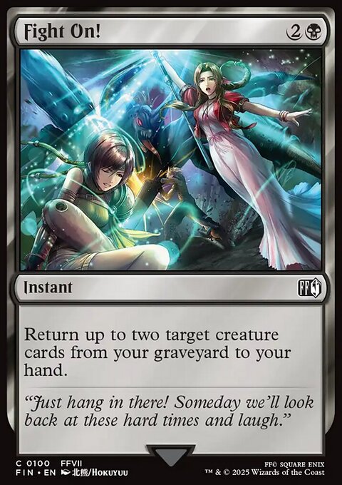 Fight On!, Final Fantasy #100, Magic: The Gathering card