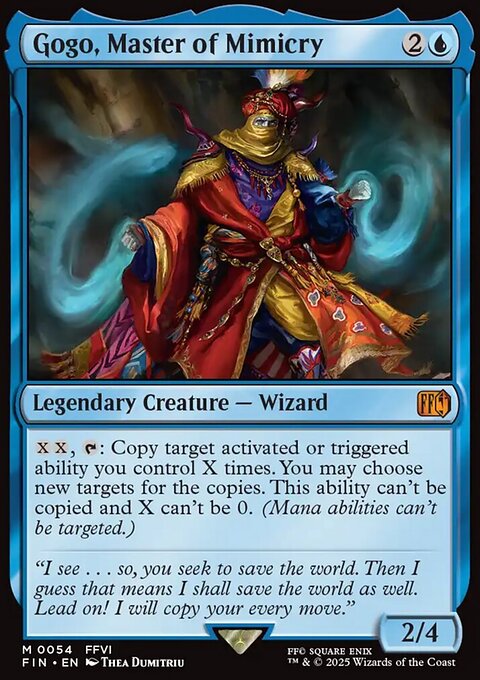 Gogo, Master of Mimicry, Final Fantasy #54, Magic: The Gathering card
