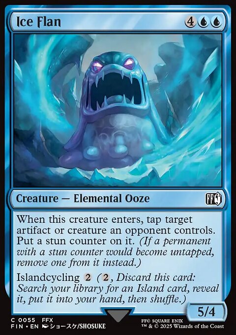 Ice Flan, Final Fantasy #55, Magic: The Gathering card