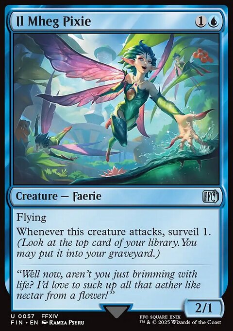 Il Mheg Pixie, Final Fantasy #57, Magic: The Gathering card