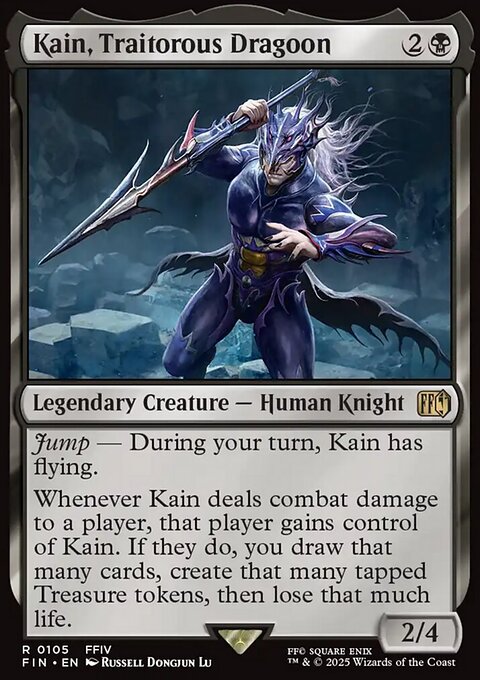 Kain, Traitorous Dragoon, Final Fantasy #105, Magic: The Gathering card