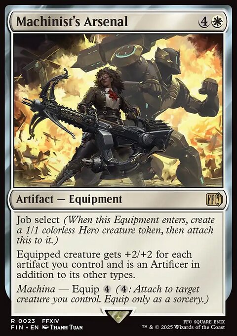 Machinist's Arsenal, Final Fantasy #23, Magic: The Gathering card