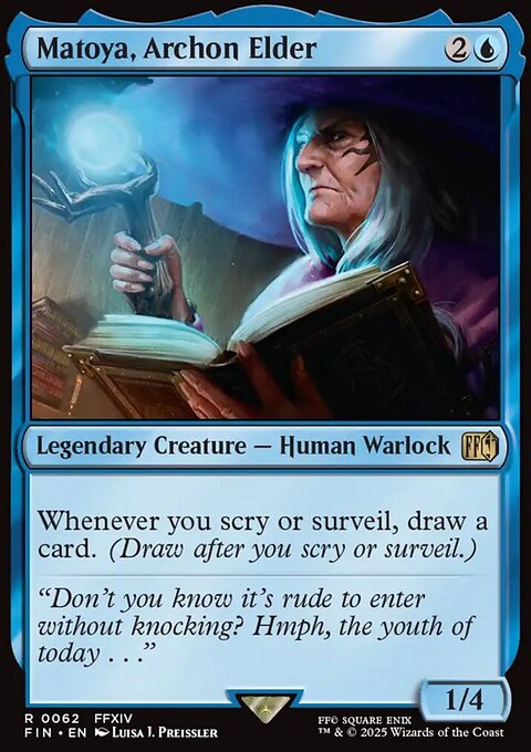 Matoya, Archon Elder, Final Fantasy #62, Magic: The Gathering card