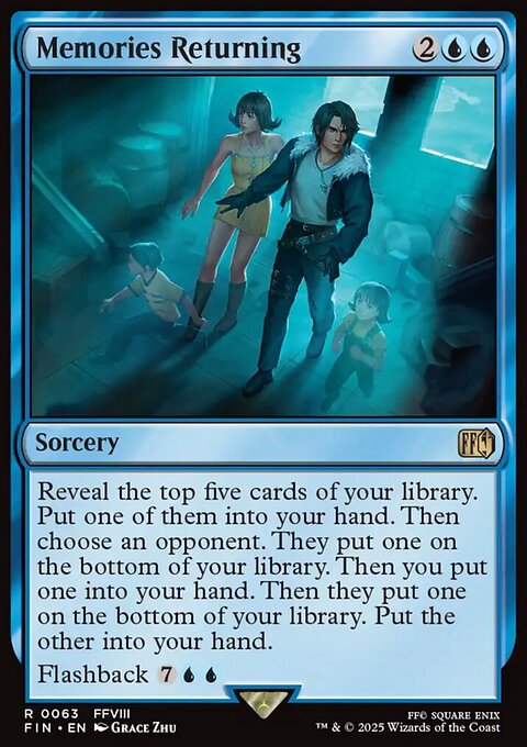 Memories Returning, Final Fantasy #63, Magic: The Gathering card