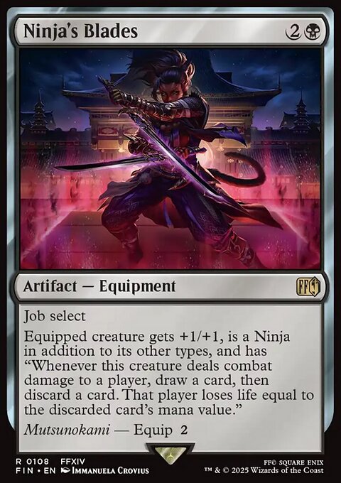 Ninja's Blades, Final Fantasy #108, Magic: The Gathering card