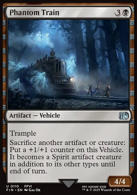 Phantom Train, Final Fantasy #110, Magic: The Gathering card