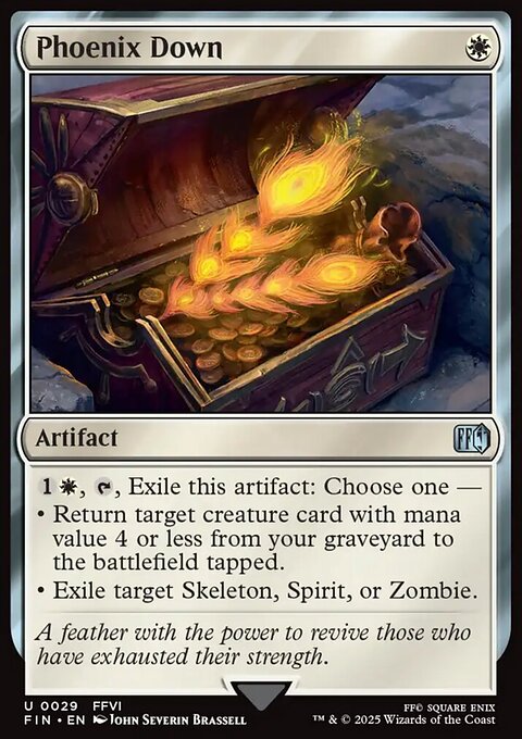 Phoenix Down, Final Fantasy #29, Magic: The Gathering card