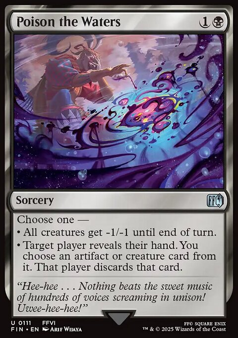 Poison the Waters, Final Fantasy #111, Magic: The Gathering card