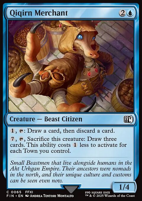 Qiqirn Merchant, Final Fantasy #65, Magic: The Gathering card