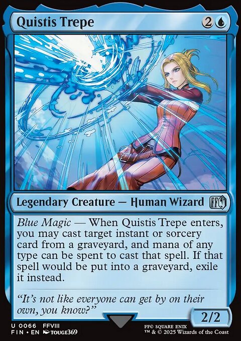 Quistis Trepe, Final Fantasy #66, Magic: The Gathering card
