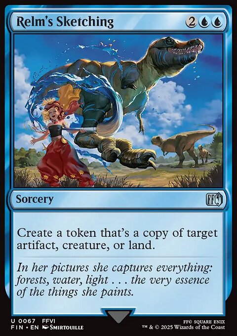 Relm's Sketching, Final Fantasy #67, Magic: The Gathering card