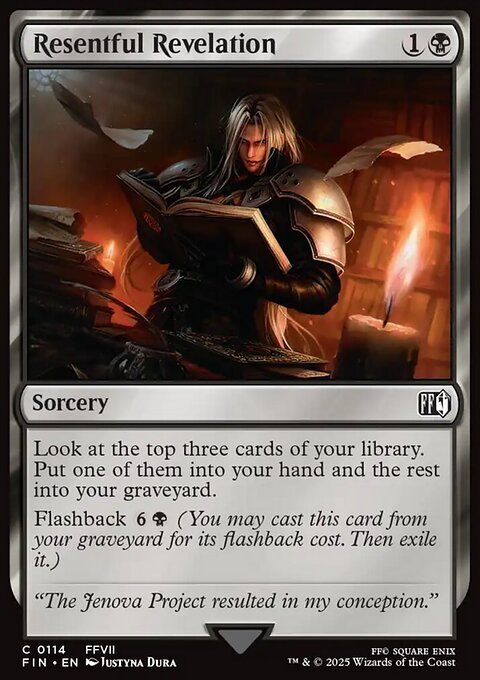 Resentful Revelation, Final Fantasy #114, Magic: The Gathering card