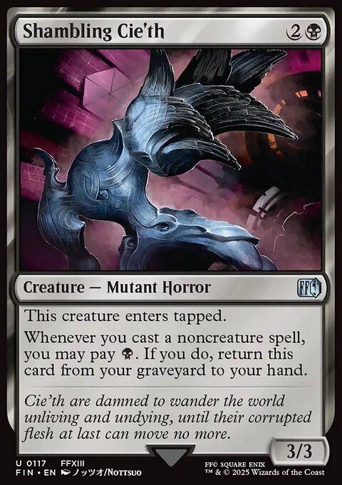 Shambling Cie'th, Final Fantasy #117, Magic: The Gathering card